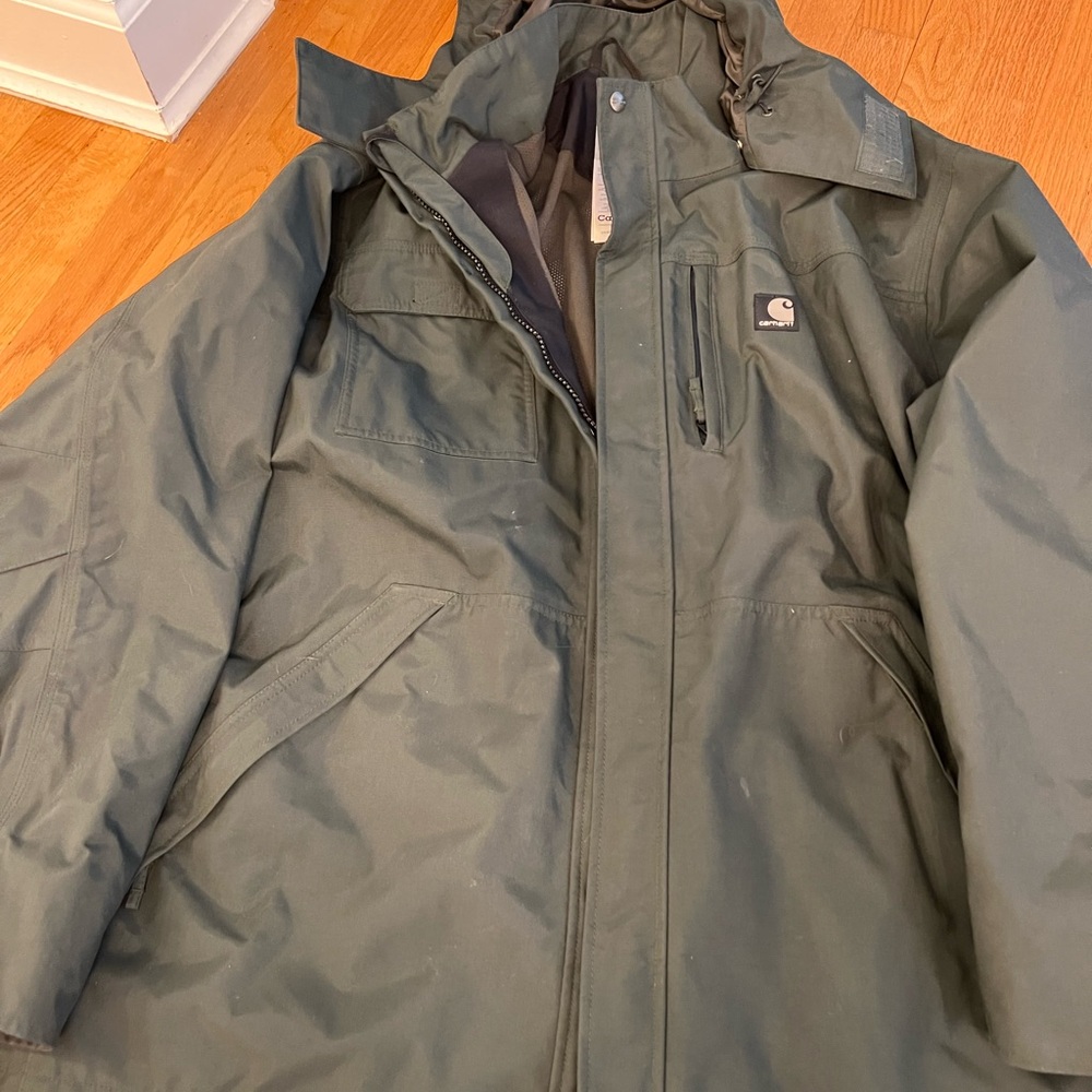 Carhartt Men's Shoreline Coat Waterproof Breathable Nylon jacket